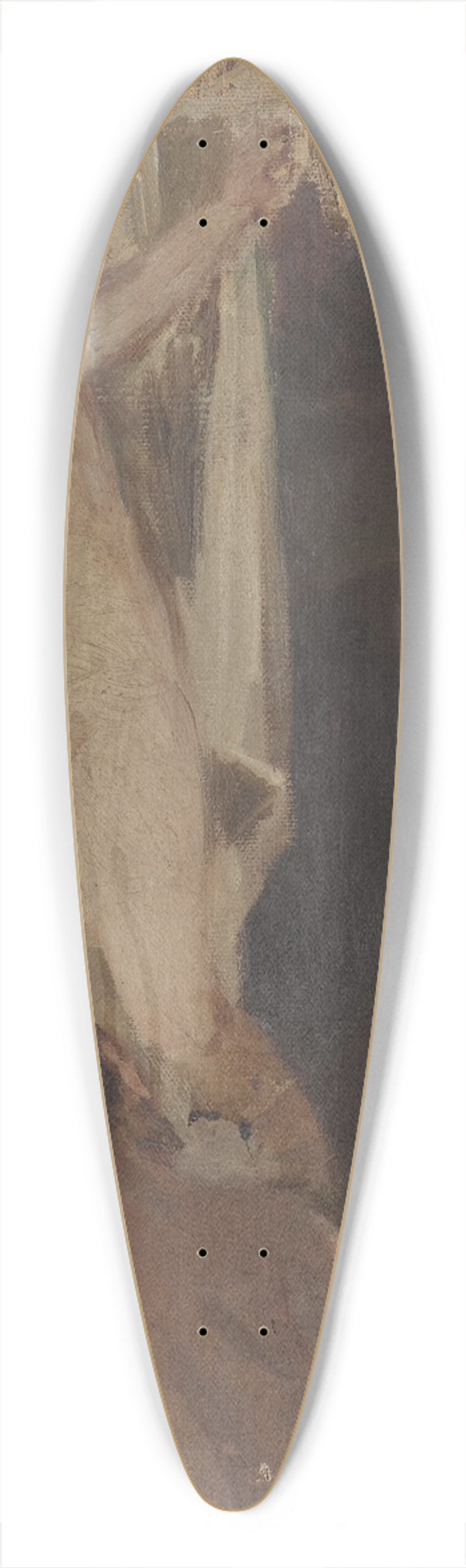 Jan Cigliski - Academic sketch of nudes 39.3 inch art pintail longboard deck