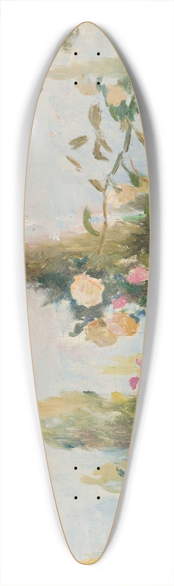 Jan Cigliski - Garden of the Bakhchi-Dere villa in Yalta. From the journey to Crimea 39.3 inch art pintail longboard deck