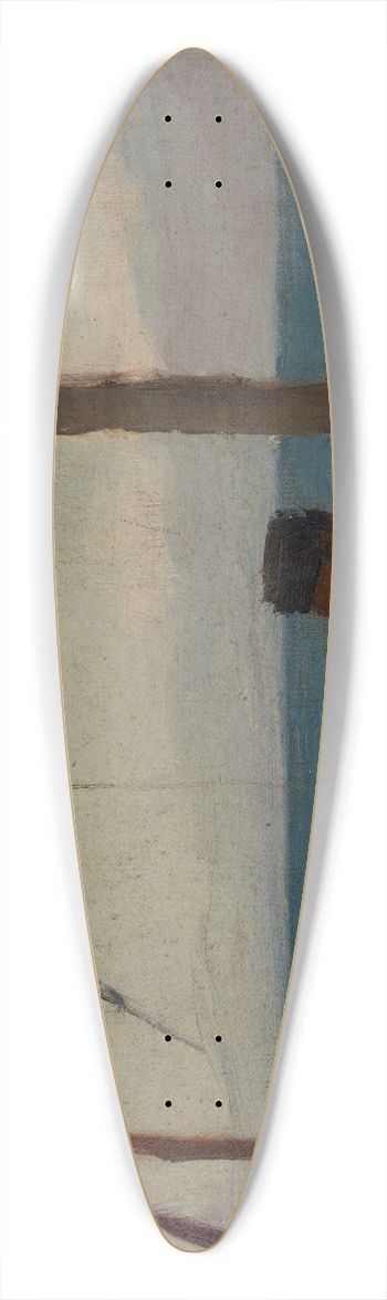 Jan Cigliski - The Caucasus (obojkow on a Boat) 39.3 inch art pintail longboard deck