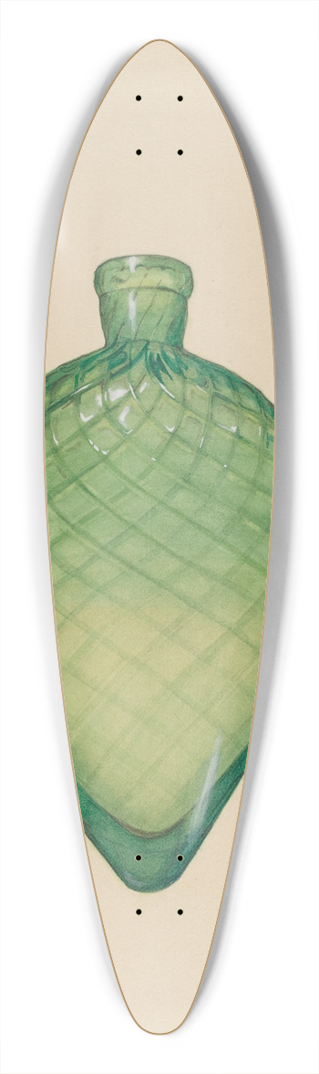 Janet Riza - Flask 39.3 inch art pintail longboard deck