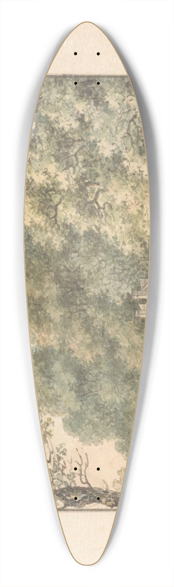 Jan Evert Grave - Op de Amstelveense Weg 39.3 inch art pintail longboard deck