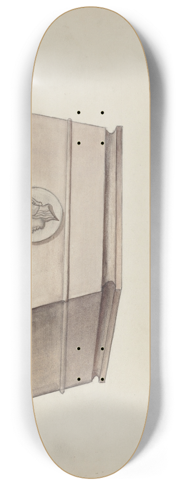 Charles Goodwin - Urn Design 8.25 inch art skate deck