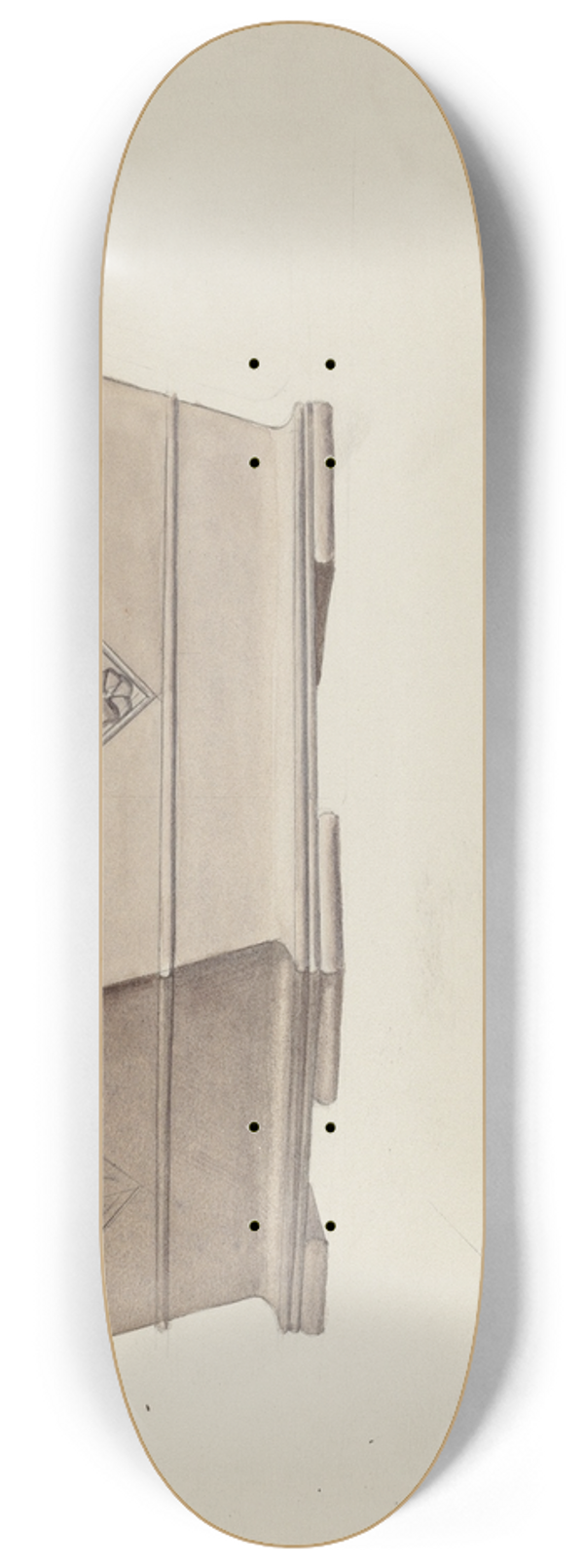 Charles Goodwin - Urn Design 8.25 inch art skate deck