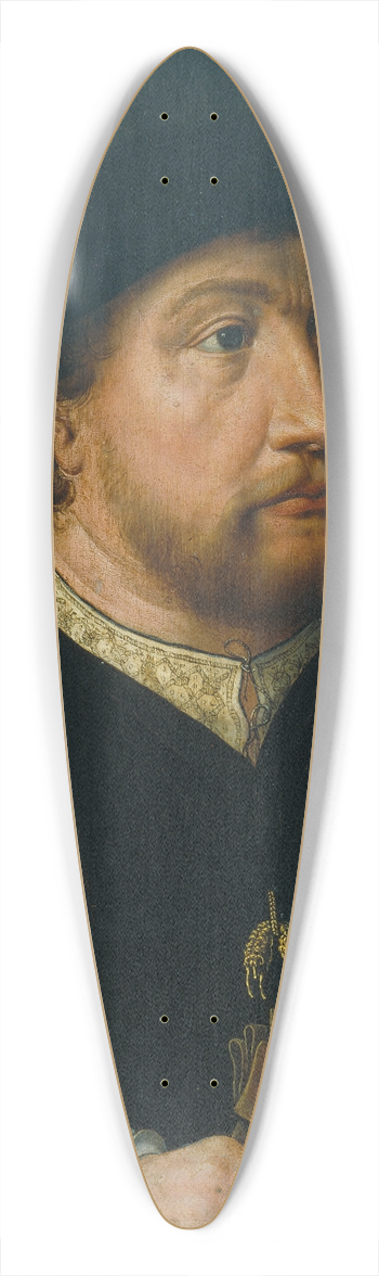Jan Gossaert - Henry III Of Nassau-Breda 39.3 inch art pintail longboard deck