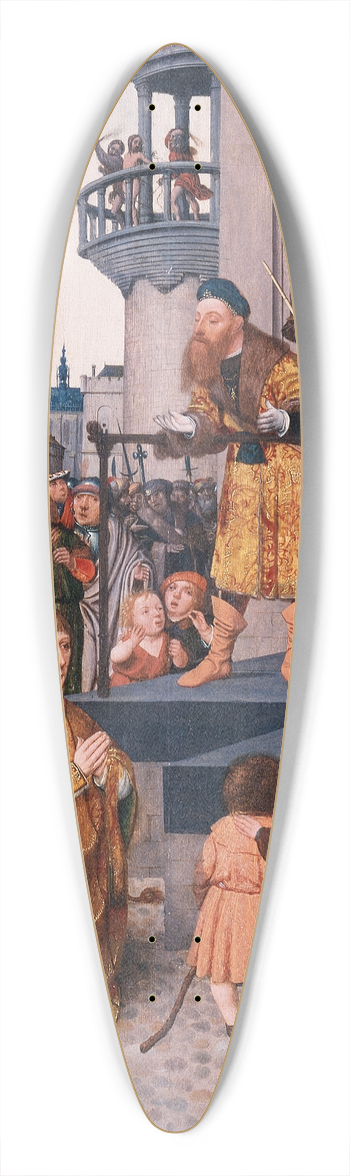 Jan Jansz Mostaert - Christ Shown to the People 39.3 inch art pintail longboard deck