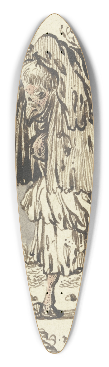 Jan Jansz. van De Velde III - Flot vinck 39.3 inch art pintail longboard deck