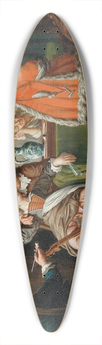 Jan Josef Horemans The Elder - At The MatchmakerS 39.3 inch art pintail longboard deck