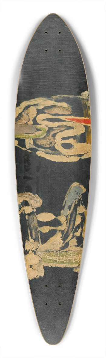 Jankel Adler - Figures 39.3 inch art pintail longboard deck