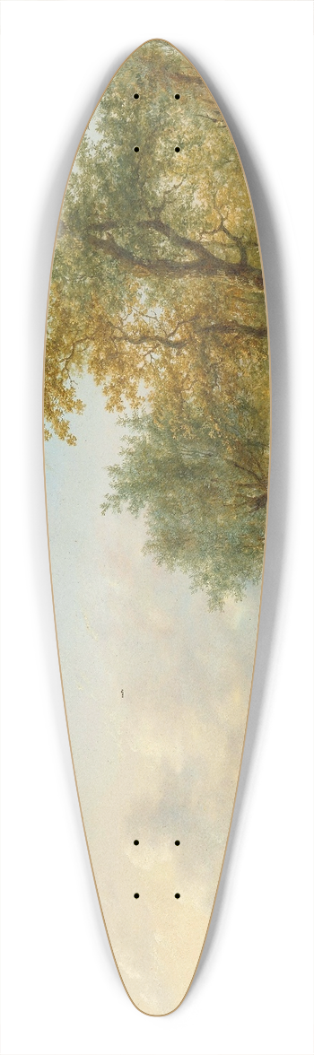 Jan Kobell II - Landscape with Cattle 39.3 inch art pintail longboard deck