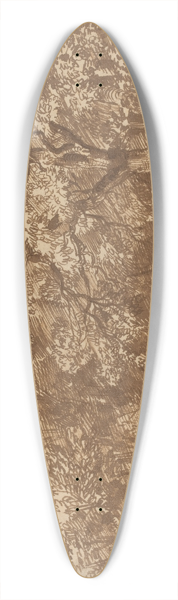 Jan Lievens - Deer Park 39.3 inch art pintail longboard deck