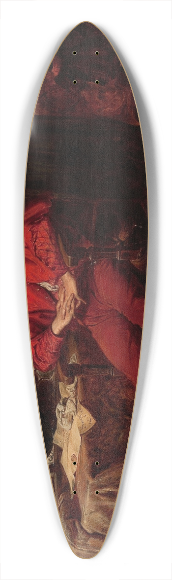Jan Matejko - Staczyk 39.3 inch art pintail longboard deck