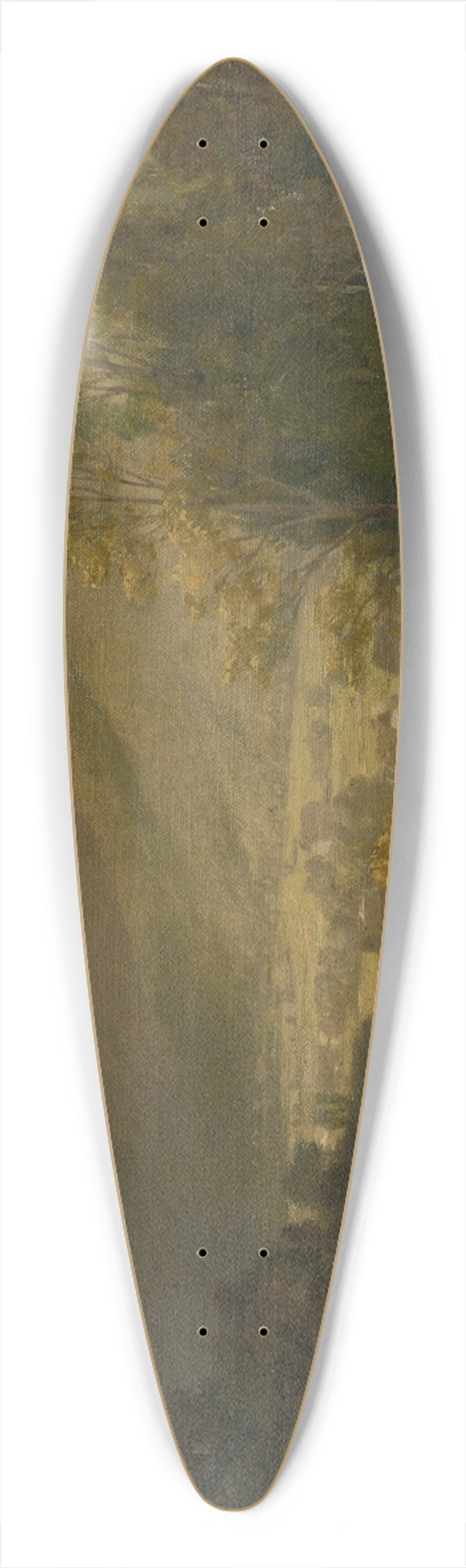 Jan Nowopack - Mountain Valley 39.3 inch art pintail longboard deck