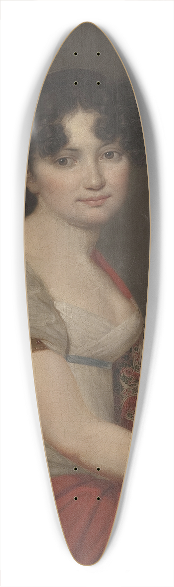 Jan Pfeifer - Portrait of Mrs. Dziekoska, generals wife 39.3 inch art pintail longboard deck