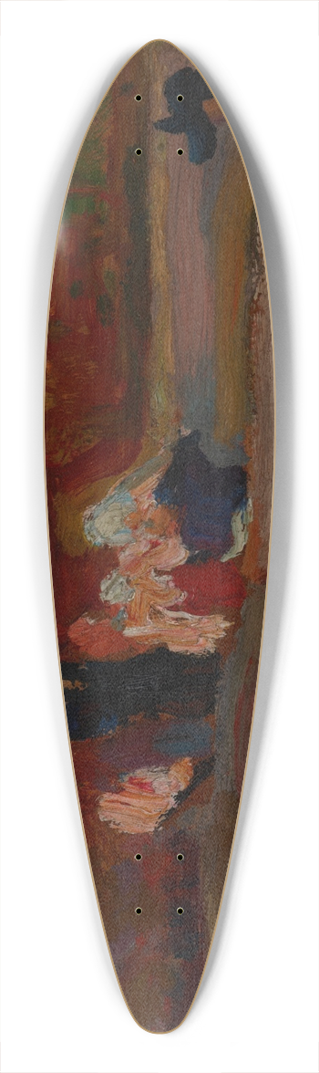 Jan Stanislawski - From the Botanical Garden in Kyiv 39.3 inch art pintail longboard deck