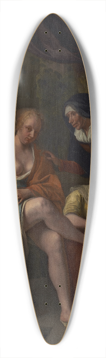 Jan Steen - Bathsheba After the Bath 39.3 inch art pintail longboard deck