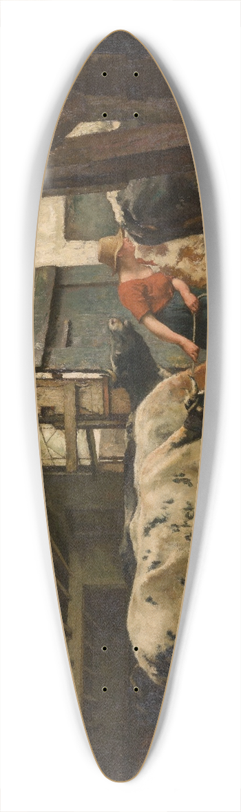 Jan Stobbaerts - Leaving the Stable 39.3 inch art pintail longboard deck