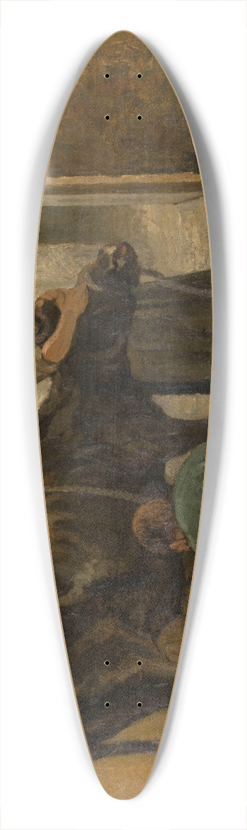 Jan Stobbaerts - Slaughterhouse 39.3 inch art pintail longboard deck