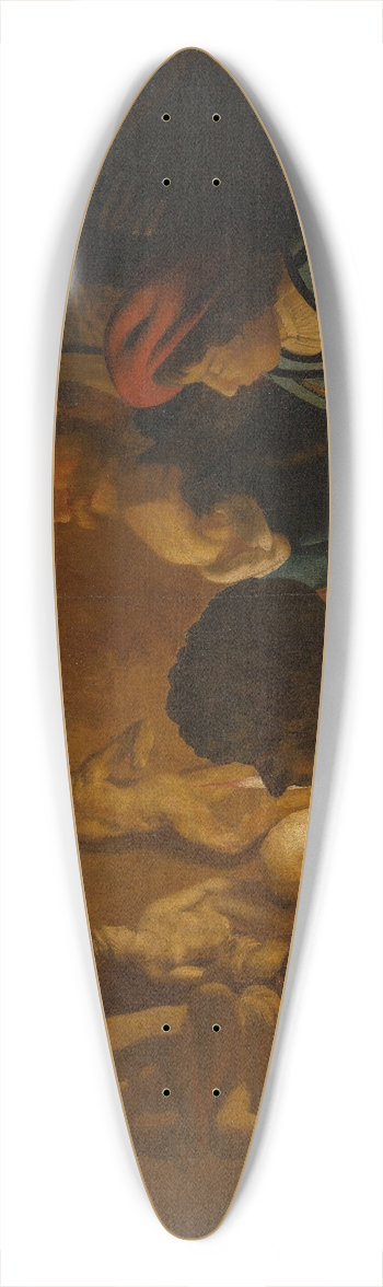 Jan ter Borch - The Drawing Lesson 39.3 inch art pintail longboard deck