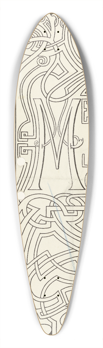 Jan Toorop - Boekband Metamorfoze 39.3 inch art pintail longboard deck