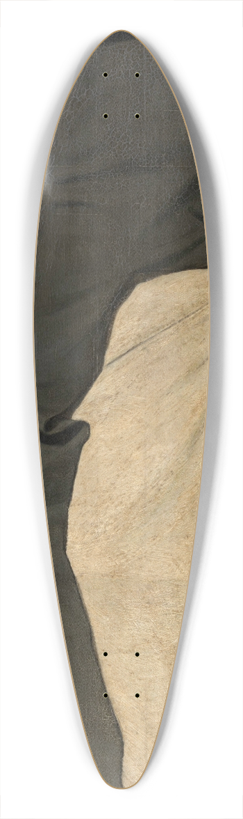 Jan van Beers - Willem van Saeftinghe, Lay Brother of Ter Doest Abbey 39.3 inch art pintail longboard deck