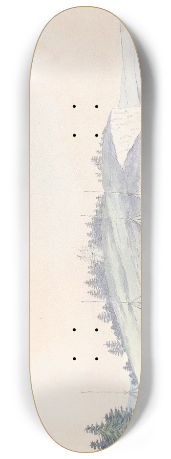 Charles Hamilton Smith - Port Townshend, Strait of Georgia 8.25 inch art skate deck