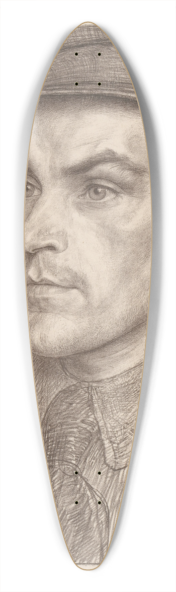 Jan Veth - Portret van Adrianus Ravestein 39.3 inch art pintail longboard deck