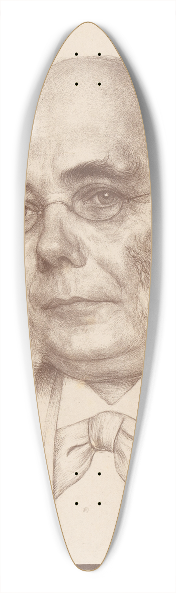 Jan Veth - Portret van Hendrik Pierson op 61-jarige leeftijd 39.3 inch art pintail longboard deck