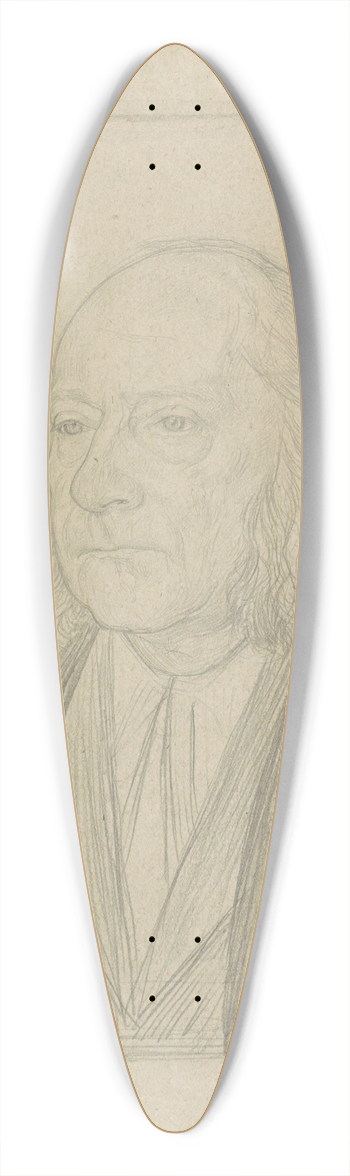 Jan Veth - Portret van prof. dr. J. Cramer. 39.3 inch art pintail longboard deck