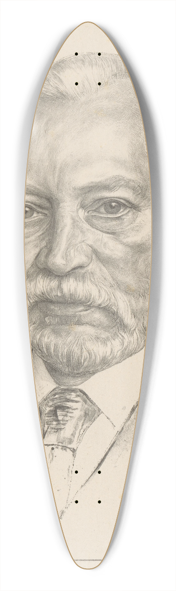 Jan Veth - Portret van Theodorus Hendrik Mac Gillavry 39.3 inch art pintail longboard deck