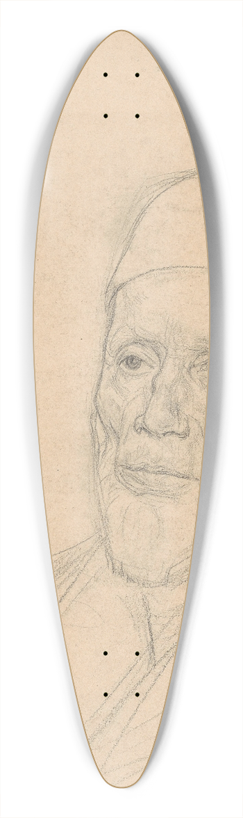 Jan Veth - Portret van Willem Nicolaas Dinger 39.3 inch art pintail longboard deck