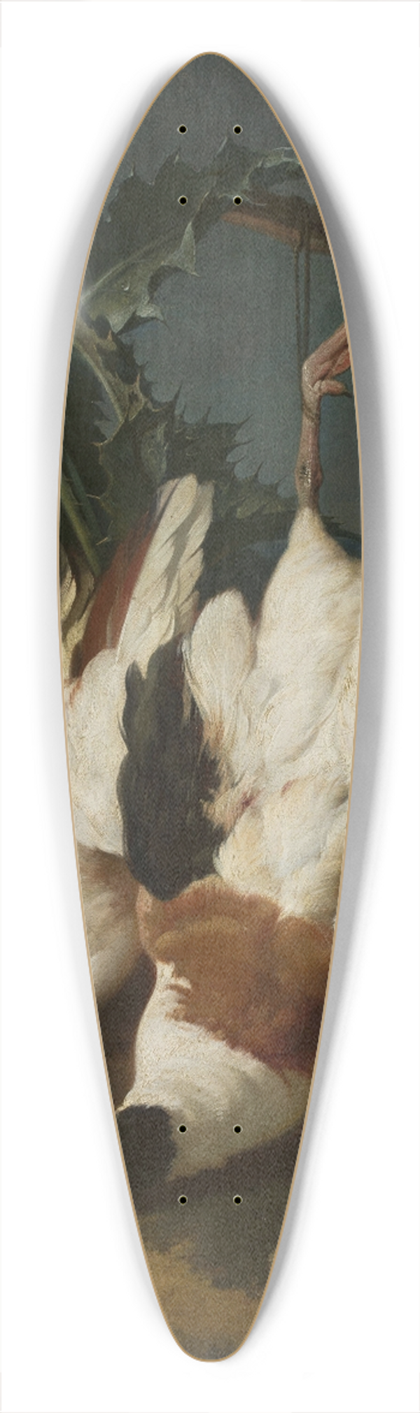 Jan Weenix - Dead drake 39.3 inch art pintail longboard deck