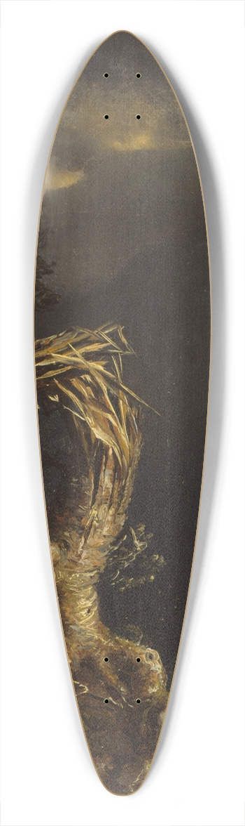 Jasper Francis Cropsey - Blasted Tree 39.3 inch art pintail longboard deck