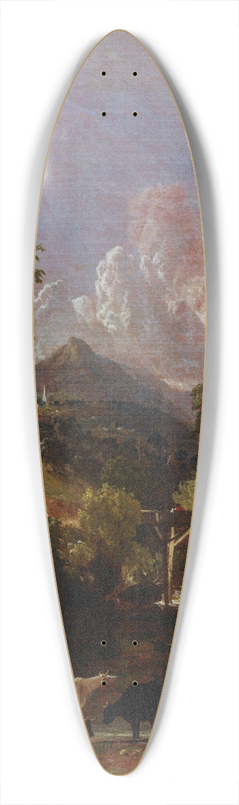 Jasper Francis Cropsey - Morning 39.3 inch art pintail longboard deck