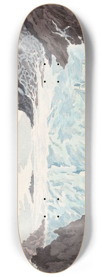 Charles Hamilton Smith - View of an Iceberg in the Island of Spitzbergen 8.25 inch art skate deck