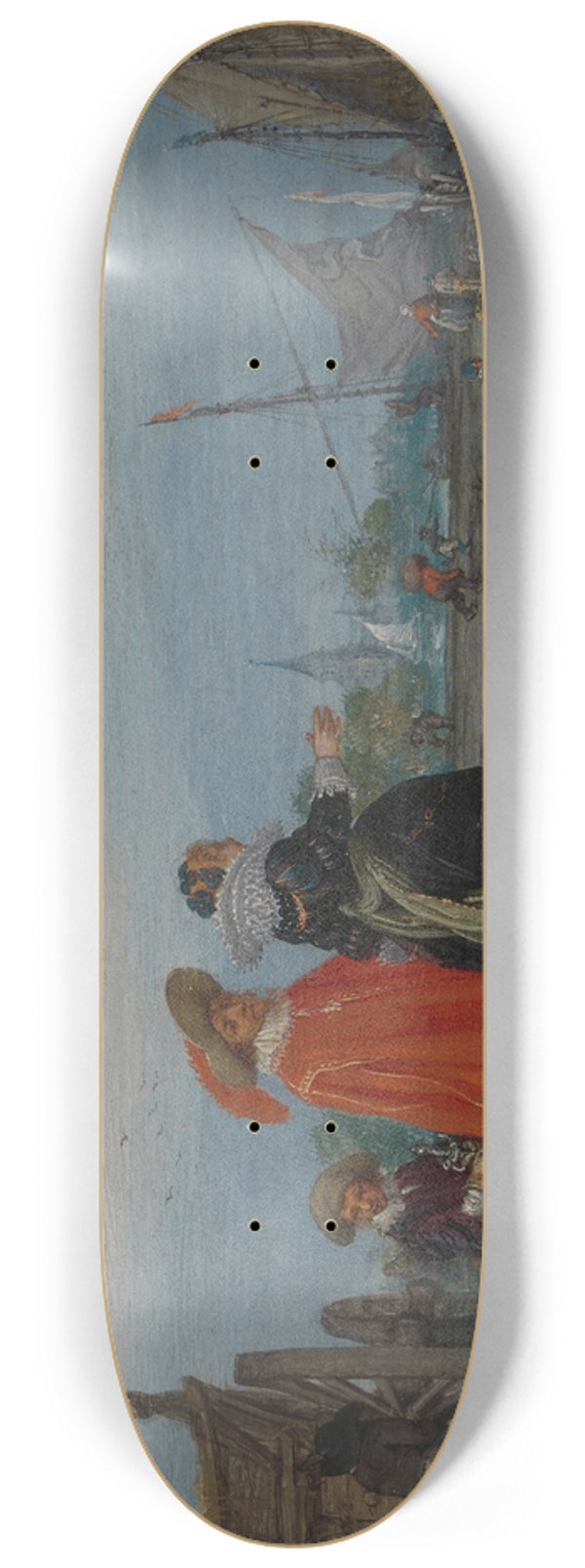Adriaen Pietersz. Van De Venne - Autumn (Conversation) 8.25 inch art skate deck