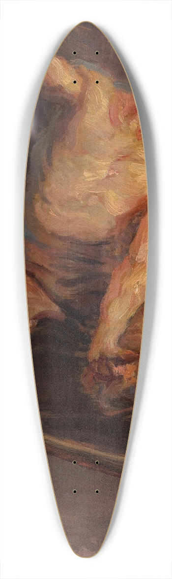 Jean Andr Rixens - Le Feu 39.3 inch art pintail longboard deck