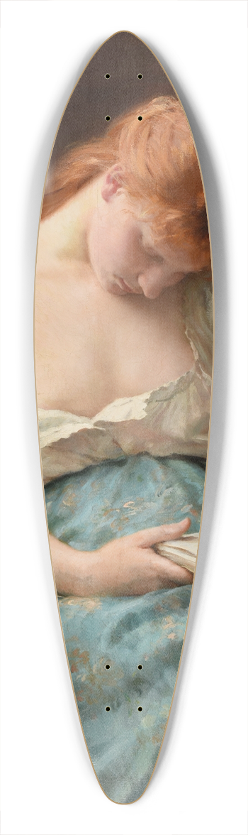 Jean Andr Rixens - LEndormie 39.3 inch art pintail longboard deck