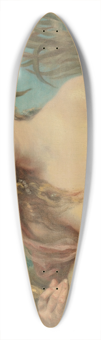 Jean-Antoine Watteau - Nymphe De Fontaine 39.3 inch art pintail longboard deck