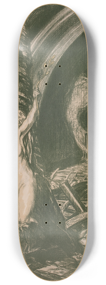 Charles Haslewood Shannon - La Renaissance des arts 8.25 inch art skate deck