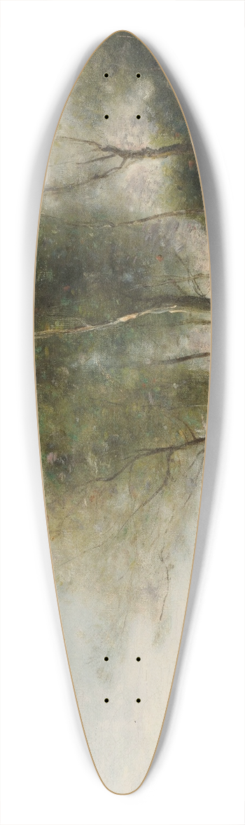 Jean-Baptiste-Camille Corot - Arleux-du-Nordle bord des clairs 39.3 inch art pintail longboard deck