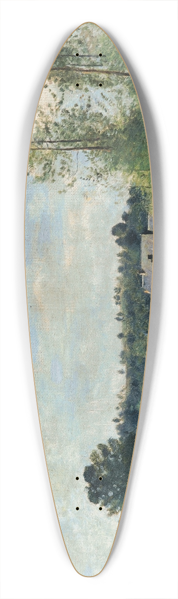 Jean-Baptiste-Camille Corot - Faneuses  Ville Davray 39.3 inch art pintail longboard deck