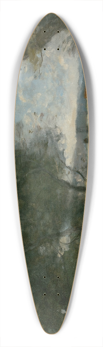 Jean-Baptiste-Camille Corot - Landscape 39.3 inch art pintail longboard deck