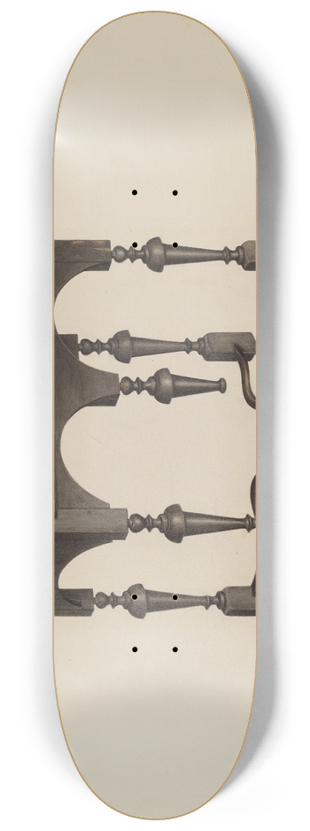 Charles Henning - Tea Table 8.25 inch art skate deck