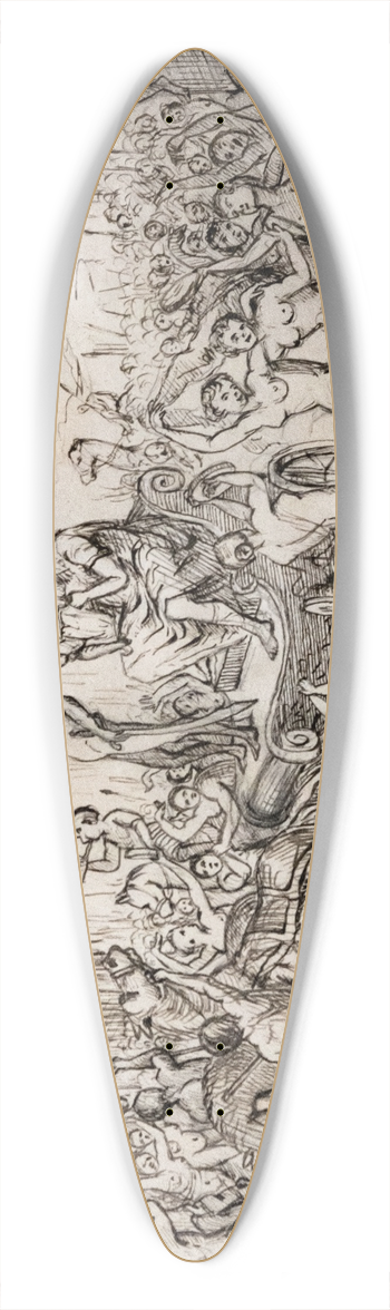 Jean-Baptiste Cariven - David returns, winner of Goliath 39.3 inch art pintail longboard deck