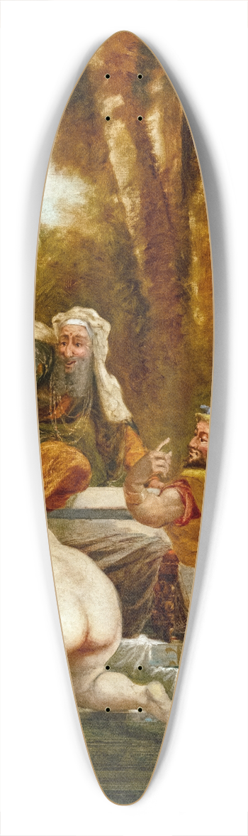Jean-Baptiste Cariven - Susanna and the Elders 39.3 inch art pintail longboard deck