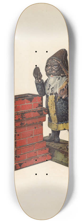 Charles Henning - Toy Bank  Santa Claus 8.25 inch art skate deck
