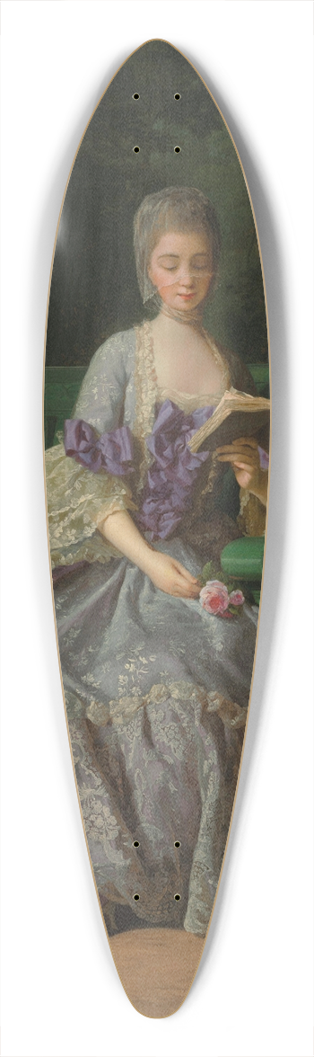 Jean-Baptiste Charpentier - Portrait of Marie Thrse Louise of Savoy, Princesse de Lamballe (1749-1792) 39.3 inch art pintail longboard deck