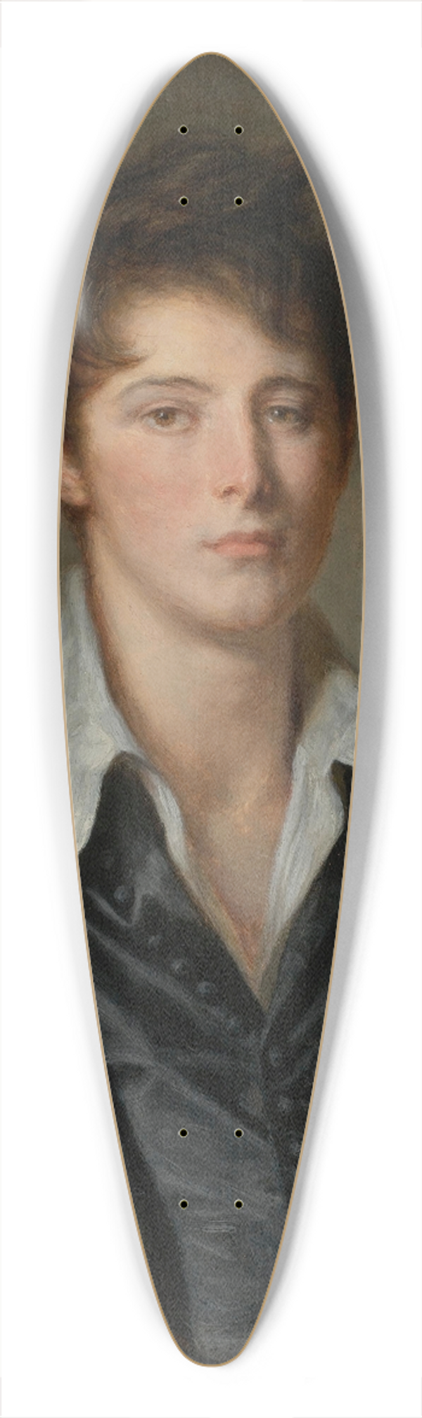 Jean-Baptiste Greuze - Portrait Of Florentius Josephus Van Ertborn (1784-1840) 39.3 inch art pintail longboard deck