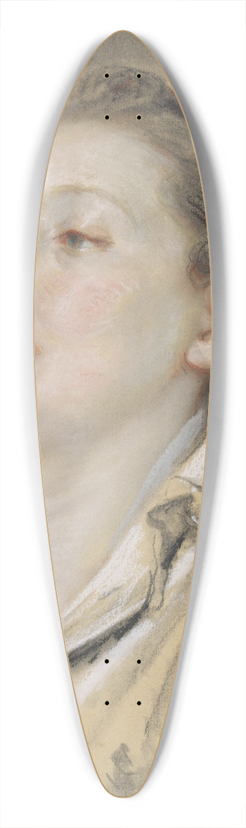 Jean-Baptiste Greuze - The Well-Loved Mother 39.3 inch art pintail longboard deck