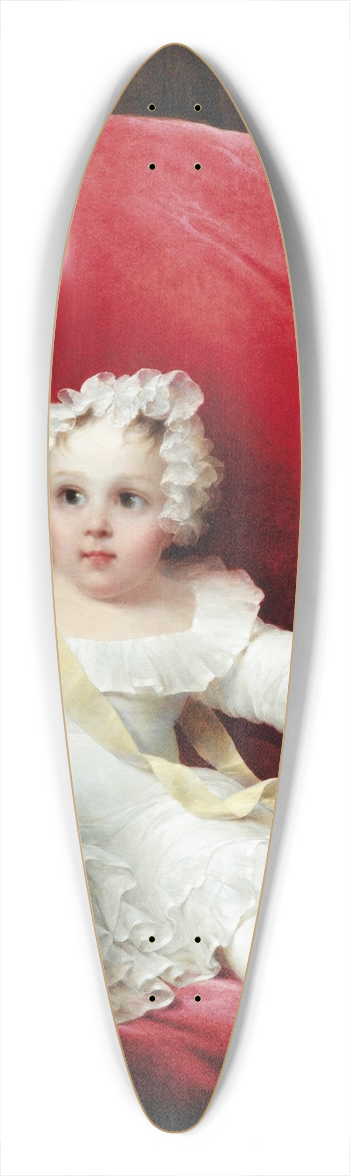Jean-Baptiste Isabey - Portrait dEustachine-Jeanne dOsmond 39.3 inch art pintail longboard deck
